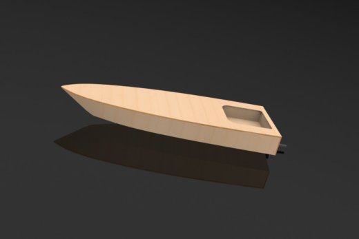 激光下料拼图小船SOLIDWORKS 2010, STL缩略图
